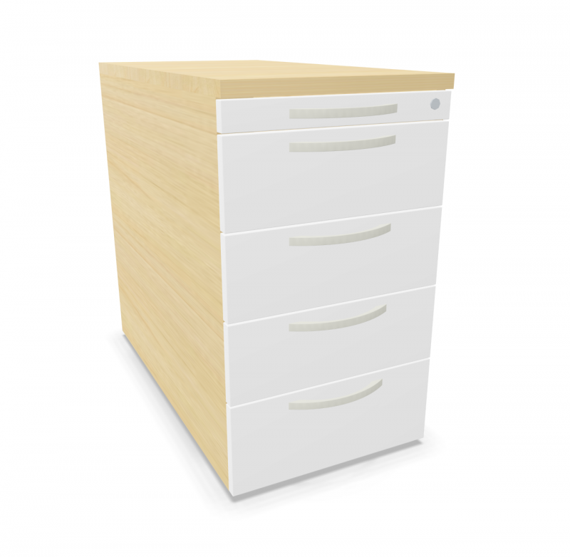 Implicit Anstell-Container 13HE, 80 tief von Steelcase